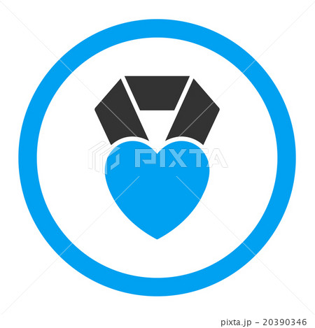 Heart Award Rounded Vector Icon 20390346