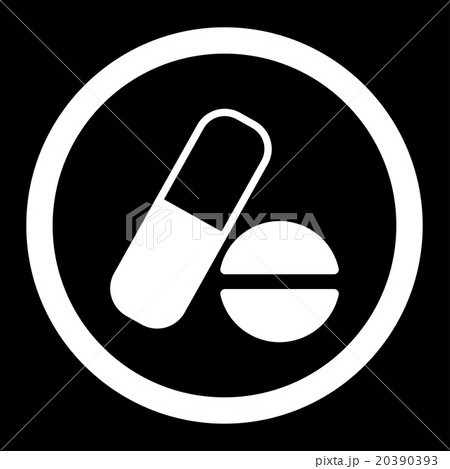 Medication Rounded Vector Icon 20390393