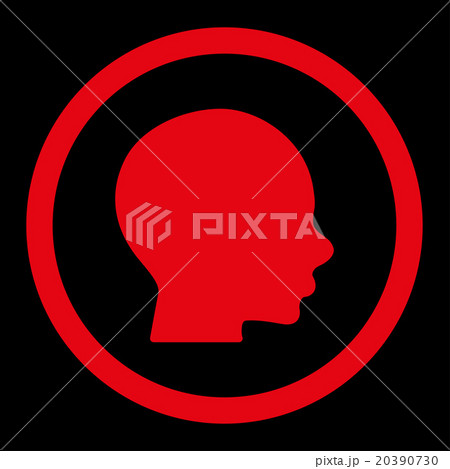 Head Rounded Vector Iconのイラスト素材 [20390730] - PIXTA