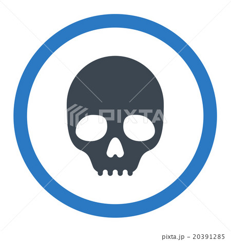 Skull Rounded Vector Icon 20391285