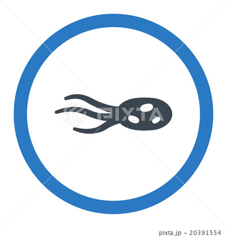 Intrude Microorganism Rounded Vector Icon 20391554