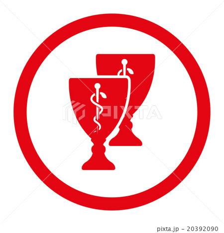 Medical Cups Rounded Vector Icon 20392090
