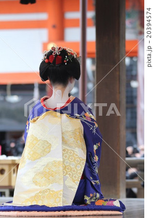 舞妓座後姿 舞妓座後姿 20394574