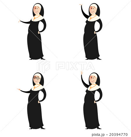 Set of nun women 20394770