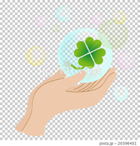 四つ葉　両手 20396481