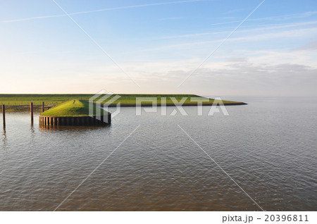 Dike at North Sea Dike at North Sea 20396811