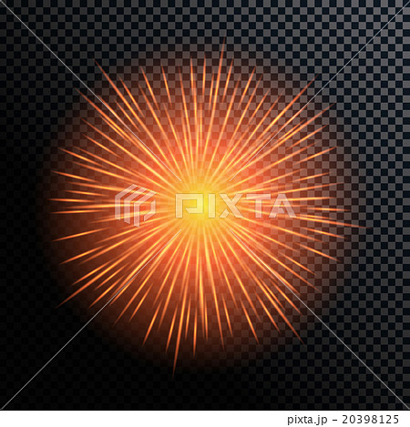 Vector Illustration of Fireworks, Salute on a Vector Illustration of Fireworks, Salute on a 20398125