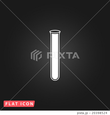 Laboratory glass flat icon Laboratory glass flat icon 20398524