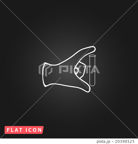 Hand with test tube Hand with test tube 20398525