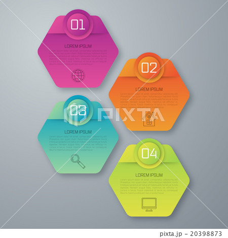 Vector illustration infographics four 20398873