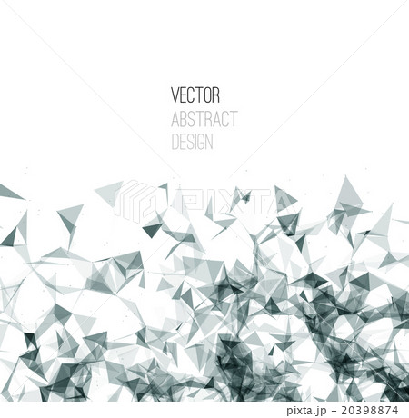 Wireframe mesh polygonal background.  20398874