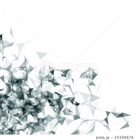 Wireframe mesh polygonal background.  20398876