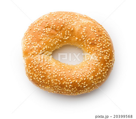 tasty bagel with sesame seed 20399568