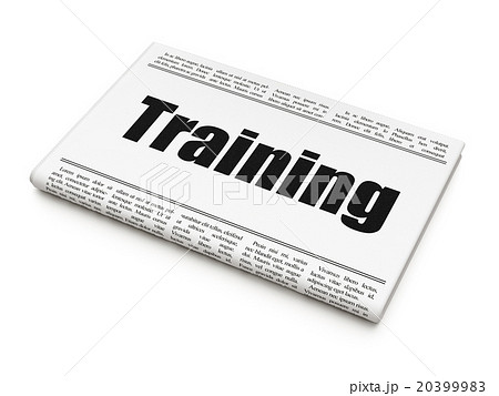 Education concept: newspaper headline Training Education concept: newspaper headline Training 20399983