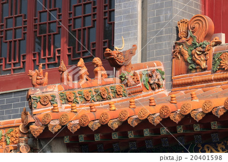 中国　正定県　臨済寺　走獣 20401598