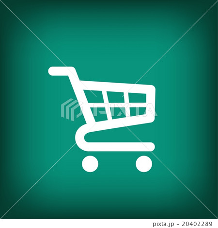 Pictograph of shopping cart Pictograph of shopping cart 20402289