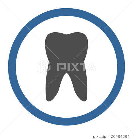 Tooth Rounded Vector Icon Tooth Rounded Vector Icon 20404394