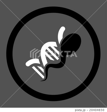 Sperm Genome Circled Vector Icon 20404650