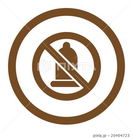 Forbidden Condom Rounded Vector Icon 20404723