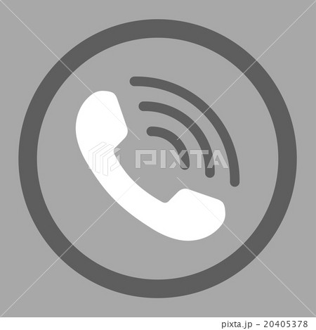 Telephone Call Rounded Vector Iconのイラスト素材 [20405378] - PIXTA
