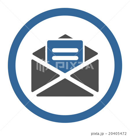 Open Mail Rounded Vector Icon 20405472