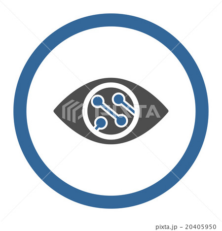 Clever Lens Circled Vector Icon 20405950