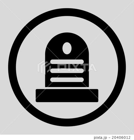 Tombstone Rounded Vector Icon Tombstone Rounded Vector Icon 20406012