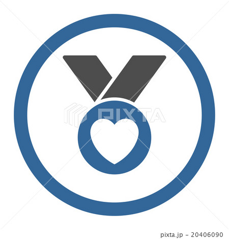 Charity Medal Rounded Vector Icon 20406090