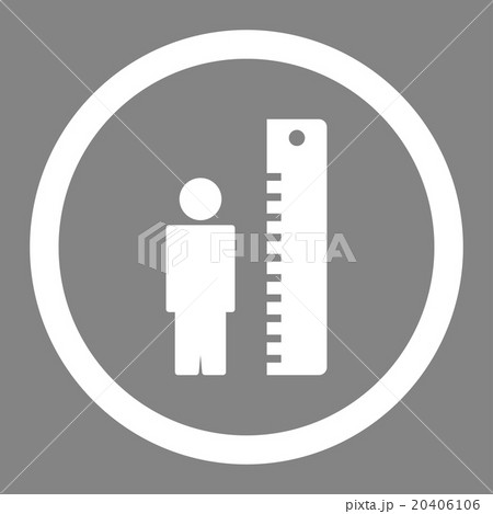 Height Meter Circled Vector Icon 20406106