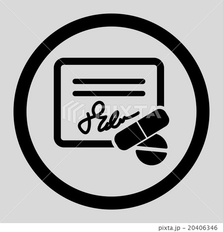 Receipt Circled Vector Icon 20406346