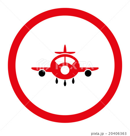 Aircraft Rounded Vector Icon 20406363