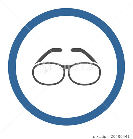 Spectacles Rounded Vector Icon Spectacles Rounded Vector Icon 20406441