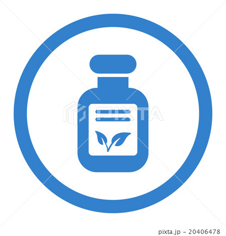 Natural Drugs Circled Vector Icon 20406478