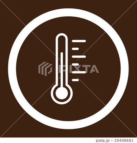 Temperature Level Rounded Vector Icon Temperature Level Rounded Vector Icon 20406681