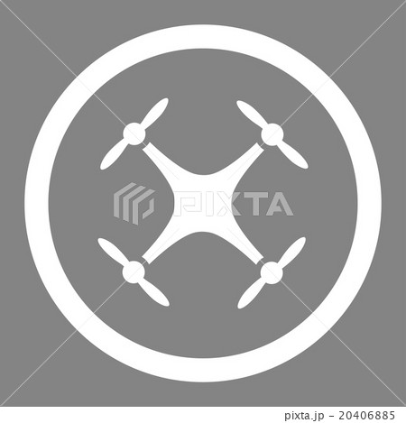 Airdrone Rounded Vector Icon Airdrone Rounded Vector Icon 20406885
