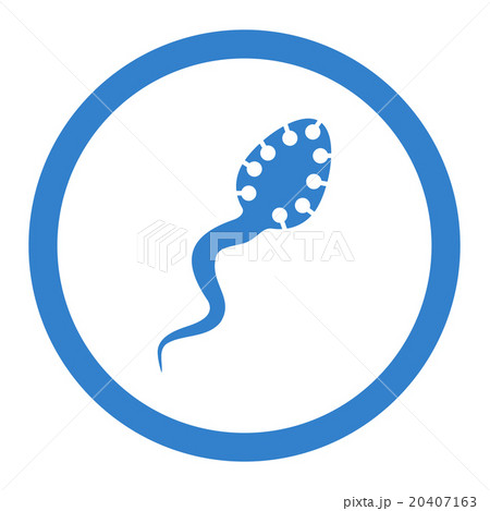 Infectious Microbe Circled Vector Icon 20407163