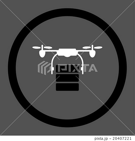 Cargo Aircraft Rounded Vector Icon Cargo Aircraft Rounded Vector Icon 20407221