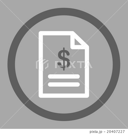 Invoice Circled Vector Icon Invoice Circled Vector Icon 20407227