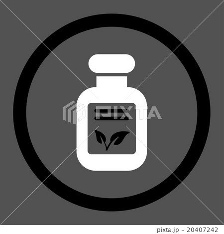 Natural Drugs Circled Vector Icon 20407242