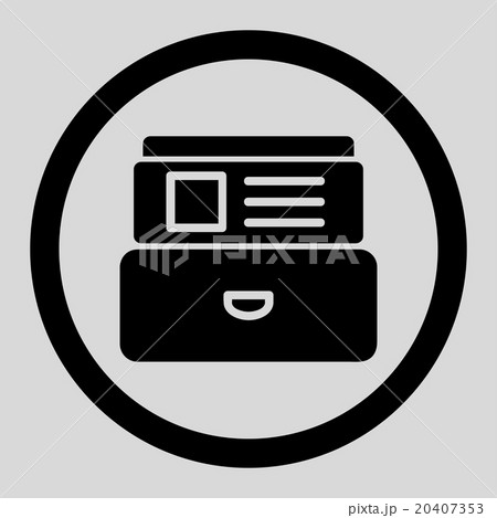 Index Box Circled Vector Iconのイラスト素材 [20407353] - PIXTA