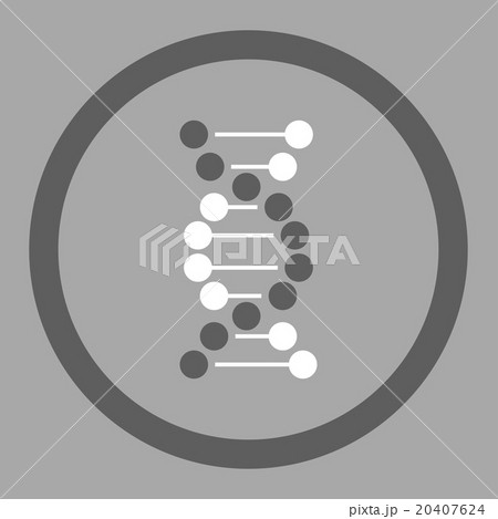 Genome Circled Vector Icon Genome Circled Vector Icon 20407624