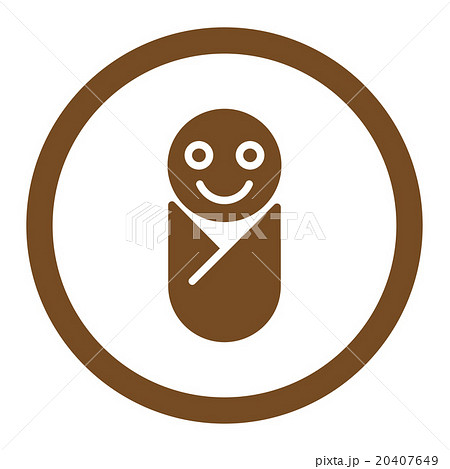 Infant Rounded Vector Icon Infant Rounded Vector Icon 20407649