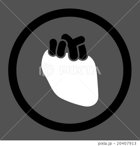Heart Circled Vector Icon 20407913