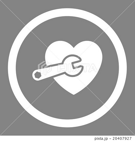 Heart Surgery Circled Vector Icon 20407927