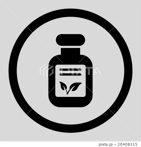 Natural Drugs Circled Vector Icon 20408315