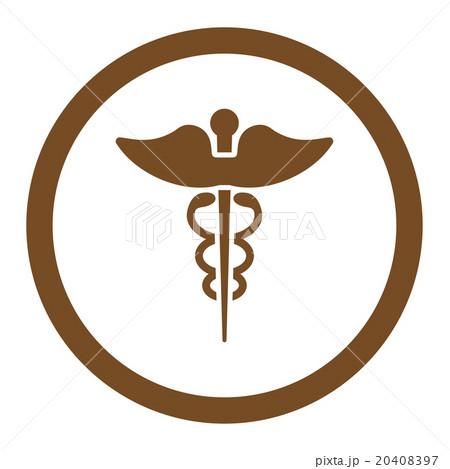 Caduceus Rounded Vector Icon Caduceus Rounded Vector Icon 20408397