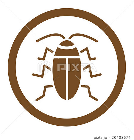 Cockroach Rounded Vector Iconのイラスト素材 [20408674] - PIXTA