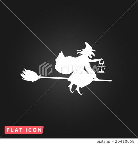 Halloween witch. Silhouette. Halloween witch. Silhouette. 20410659
