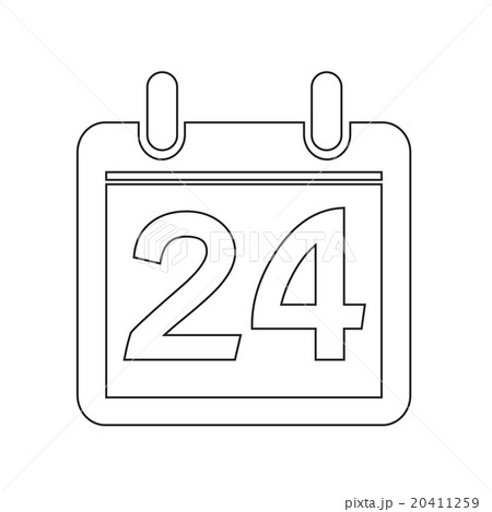 Month Calendar Icon  illustration sign  20411259