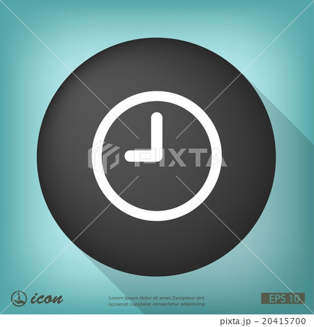 Pictograph of clock Pictograph of clock 20415700